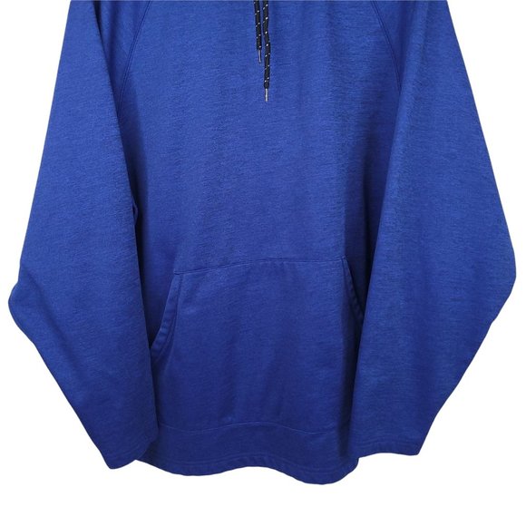 The Foundry Supply Co Pullover Hoodie AS IS Mens Size 2XL Blue Kangaroo Pocket - Picture 6 of 11
